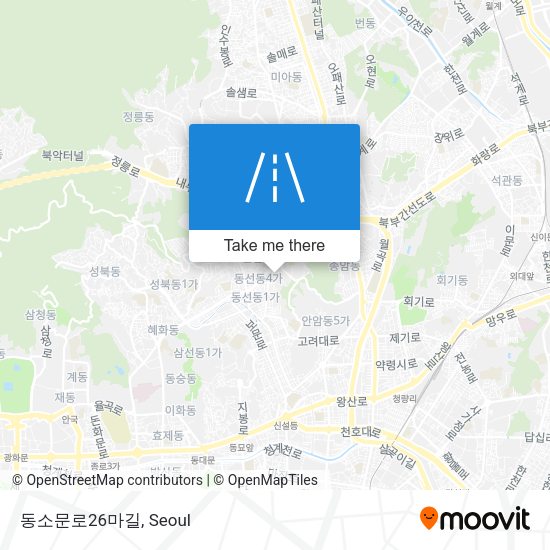 동소문로26마길 map