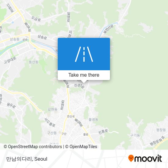 만남의다리 map