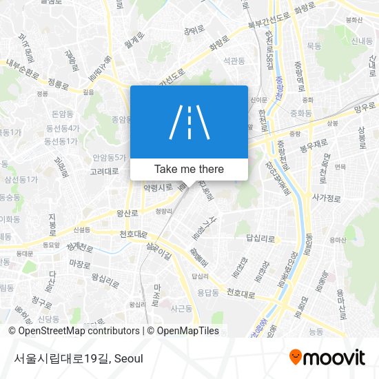 서울시립대로19길 map
