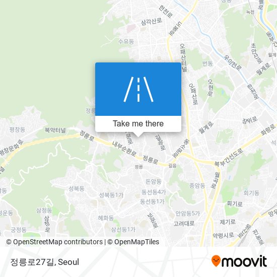 정릉로27길 map