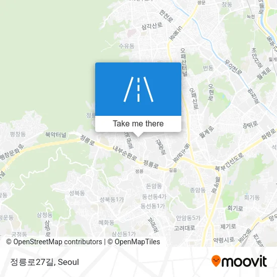 정릉로27길 map
