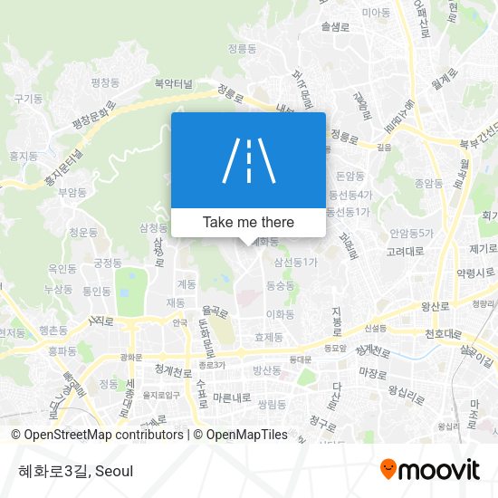 혜화로3길 map