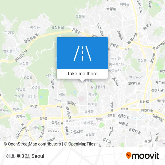 혜화로3길 map