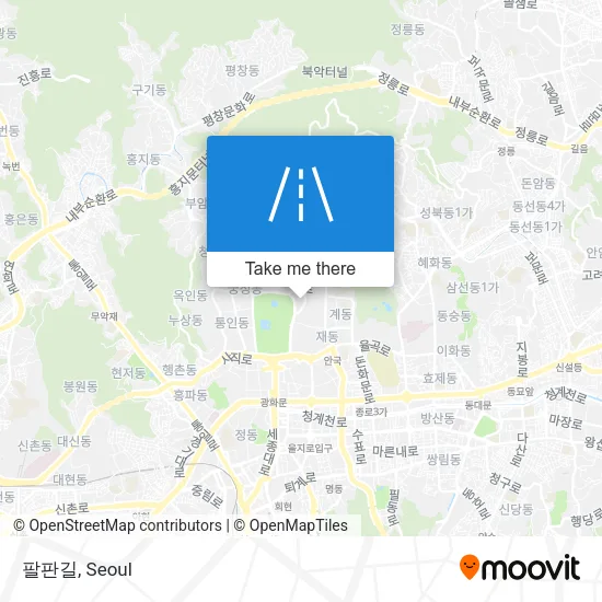 팔판길 map