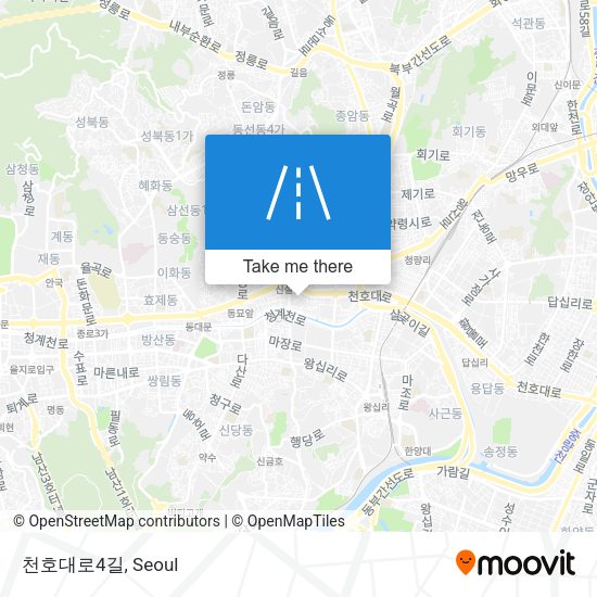 천호대로4길 map