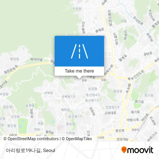 아리랑로19나길 map