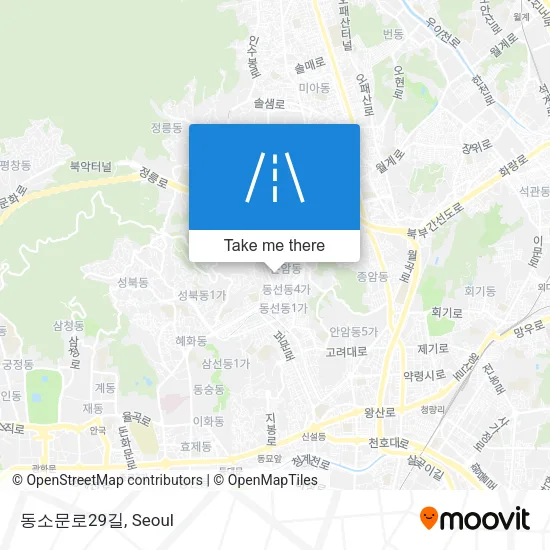 동소문로29길 map