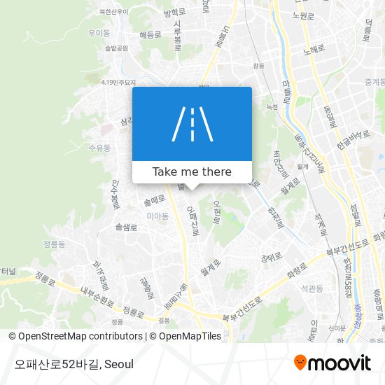 오패산로52바길 map