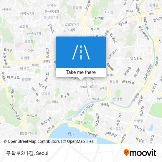 무학로2다길 map