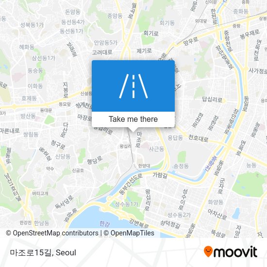 마조로15길 map