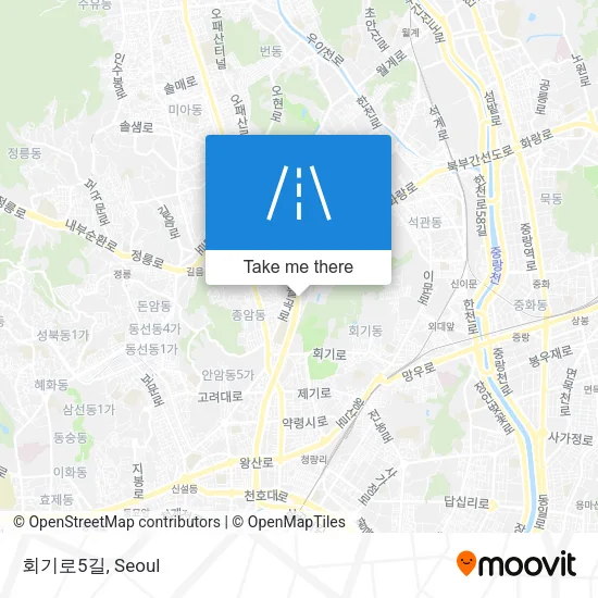 회기로5길 map