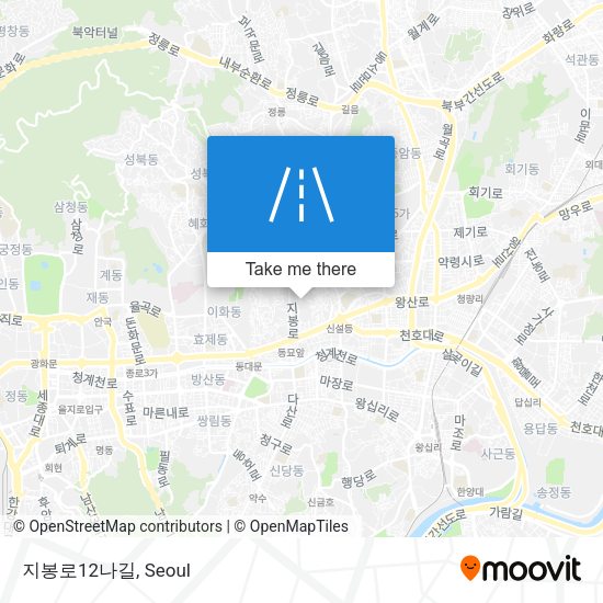 지봉로12나길 map