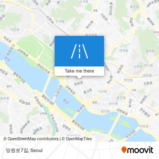 망원로7길 map
