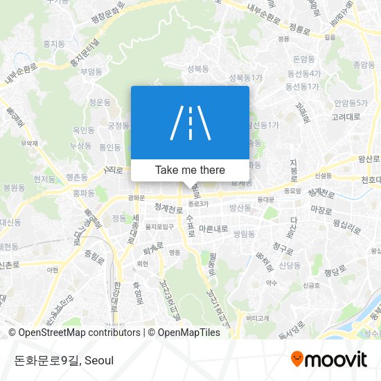 돈화문로9길 map