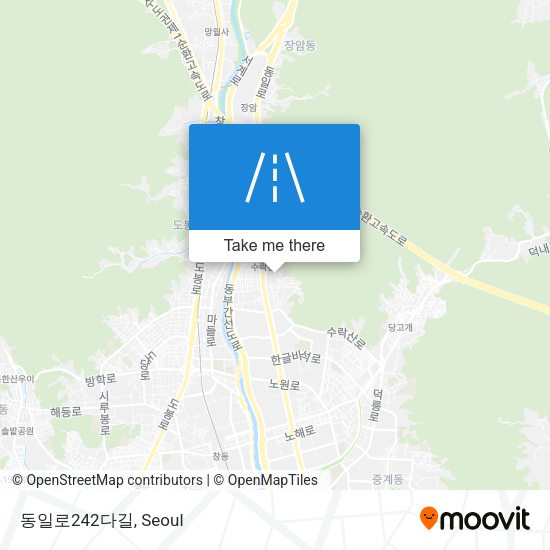 동일로242다길 map