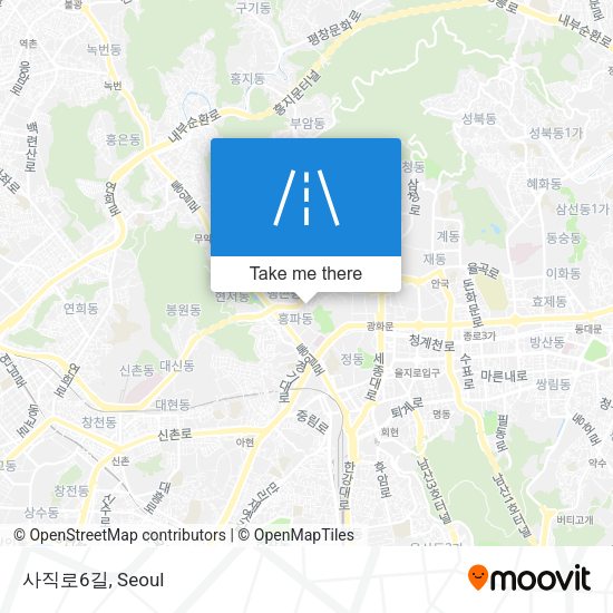 사직로6길 map