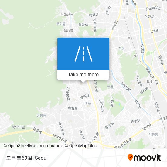 도봉로69길 map