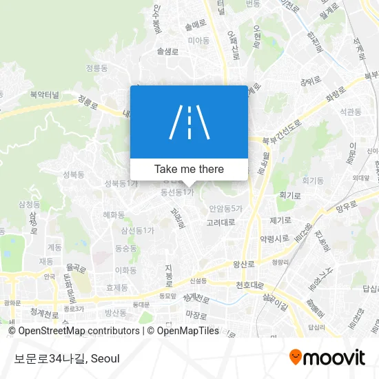 보문로34나길 map