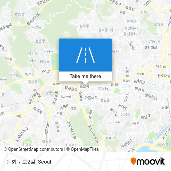 돈화문로2길 map