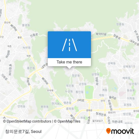창의문로7길 map
