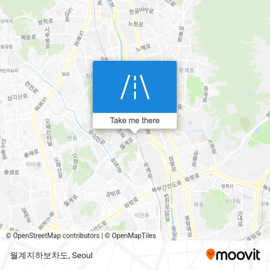 월계지하보차도 map