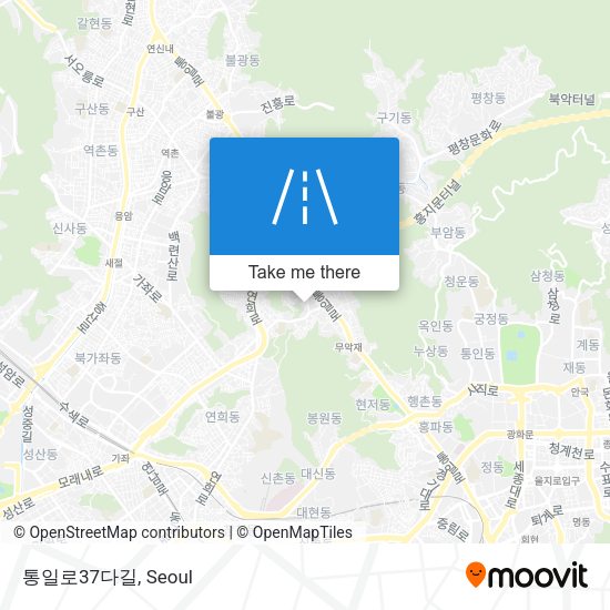통일로37다길 map
