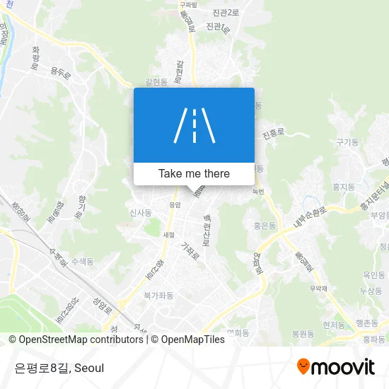 은평로8길 map