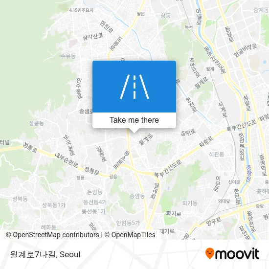월계로7나길 map