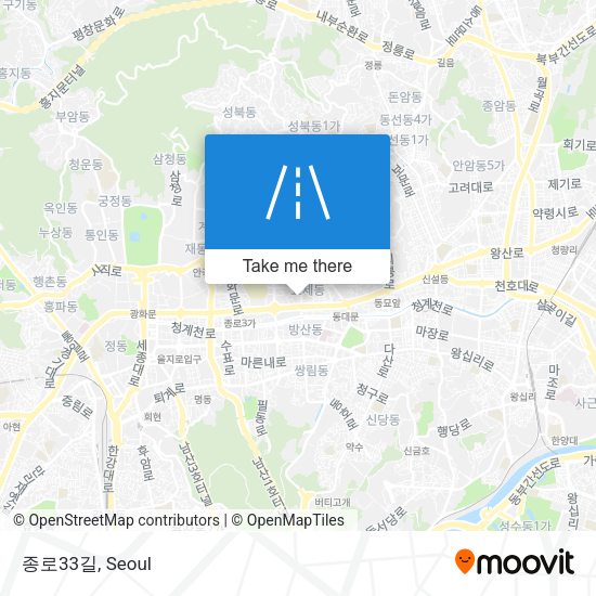 종로33길 map