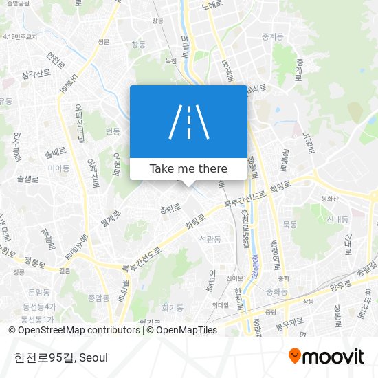 한천로95길 map