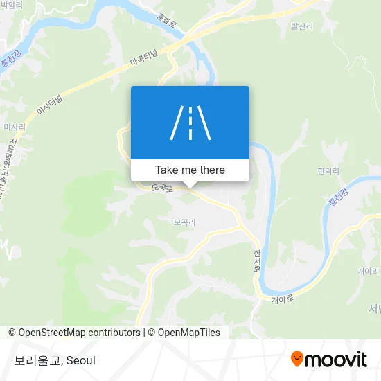 보리울교 map