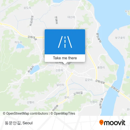 동문안길 map
