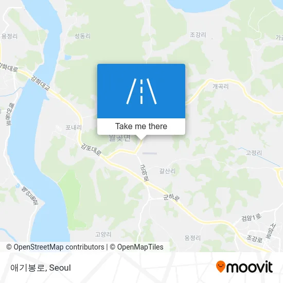 애기봉로 map