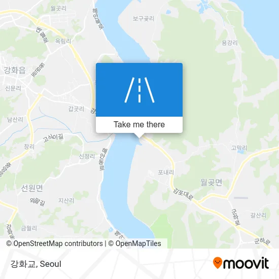 강화교 map