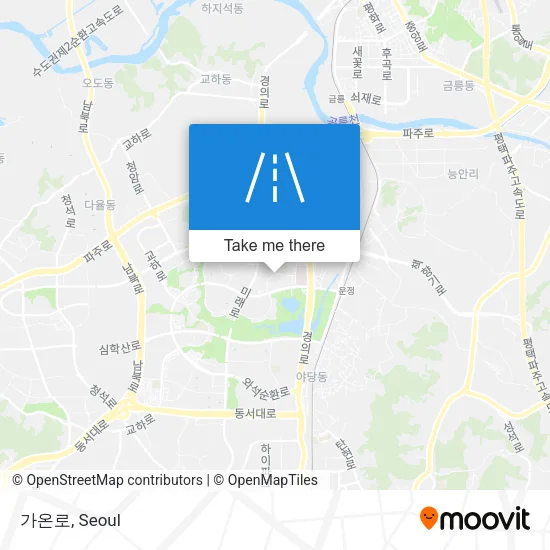 가온로 map