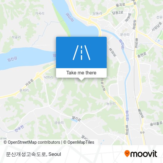 문산개성고속도로 map