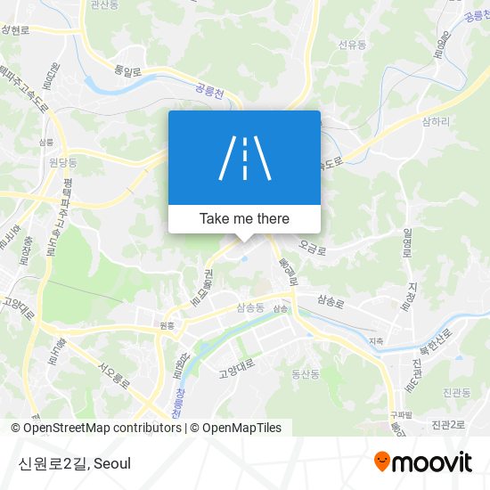 신원로2길 map