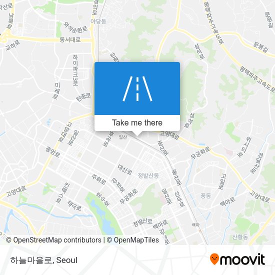 하늘마을로 map