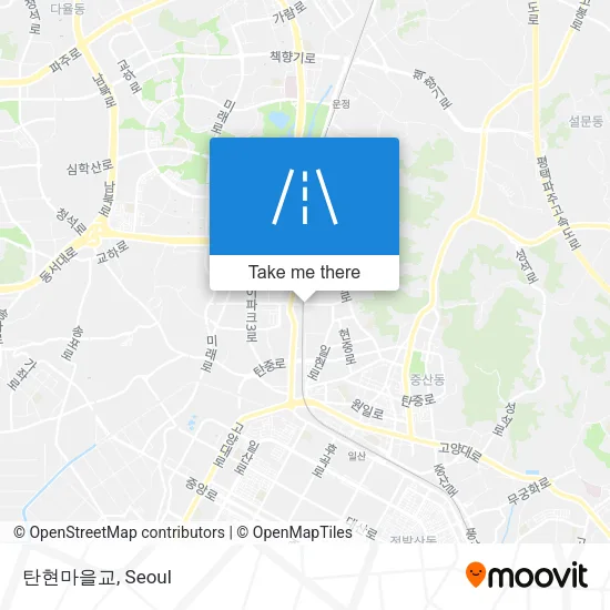 탄현마을교 map
