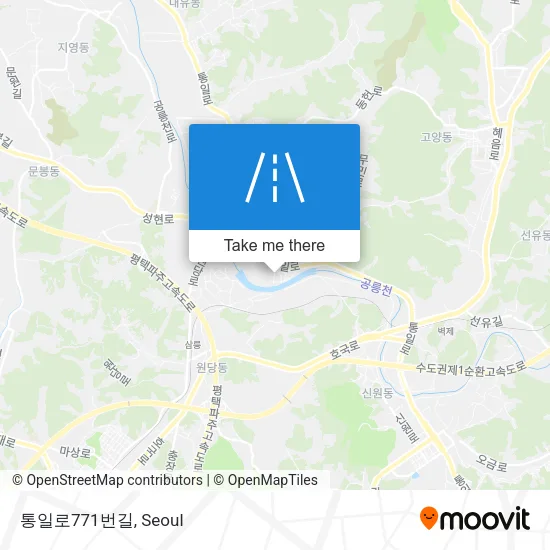 통일로771번길 map
