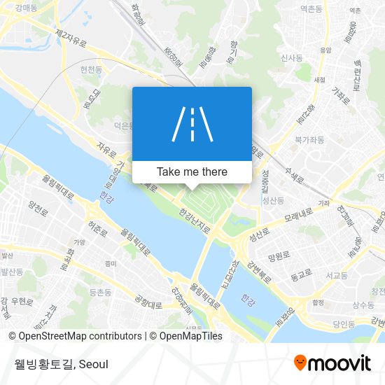 웰빙황토길 map
