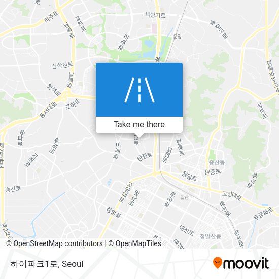 하이파크1로 map
