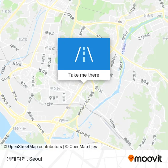 생태다리 map