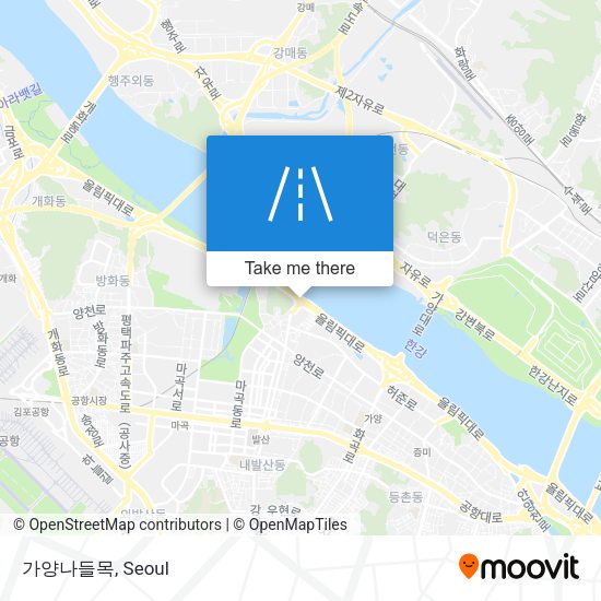 가양나들목 map
