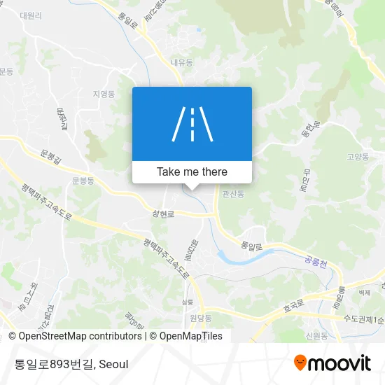 통일로893번길 map