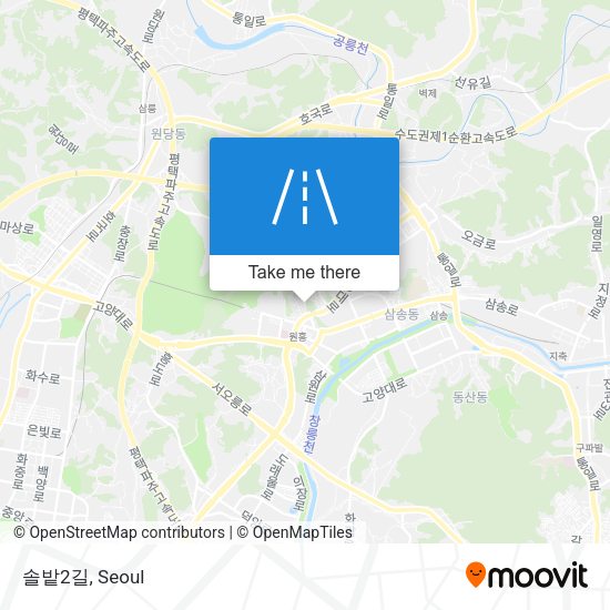 솔밭2길 map