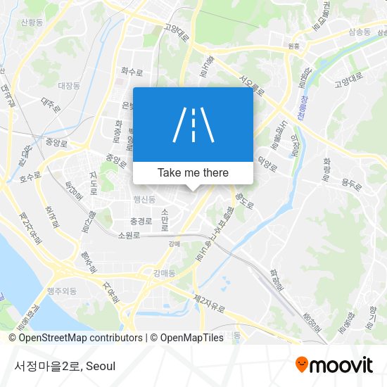 서정마을2로 map