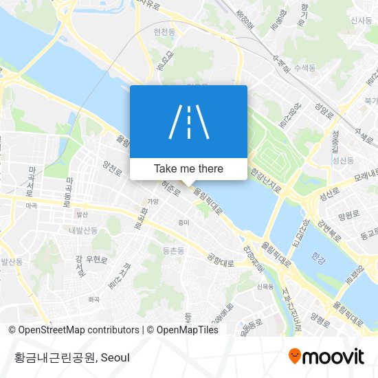 황금내근린공원 map