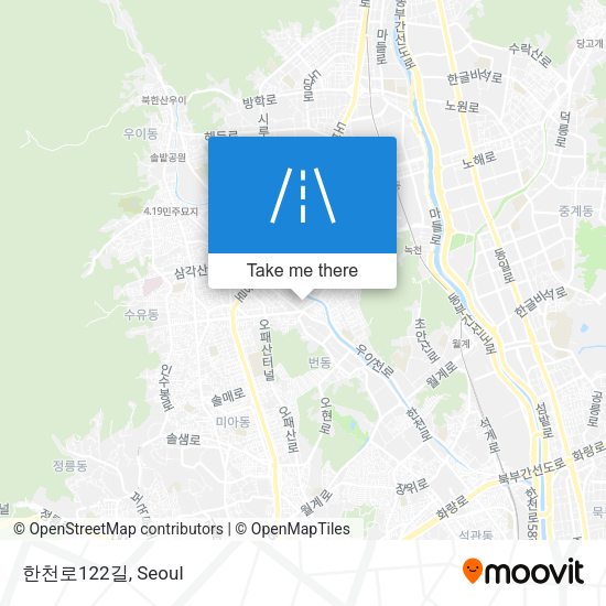 한천로122길 map