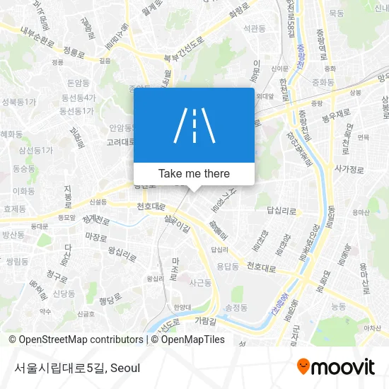 서울시립대로5길 map